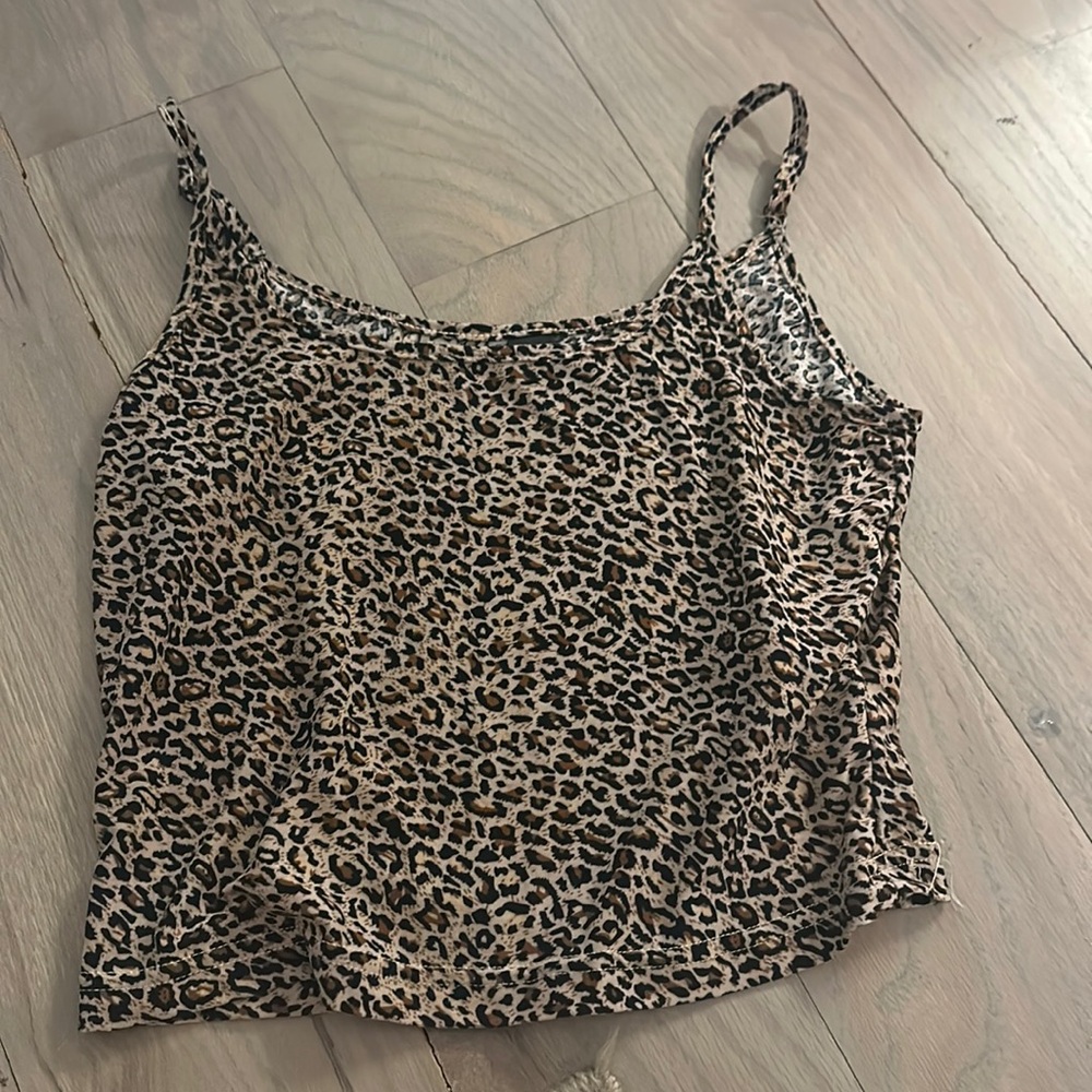 Cheetah tank top